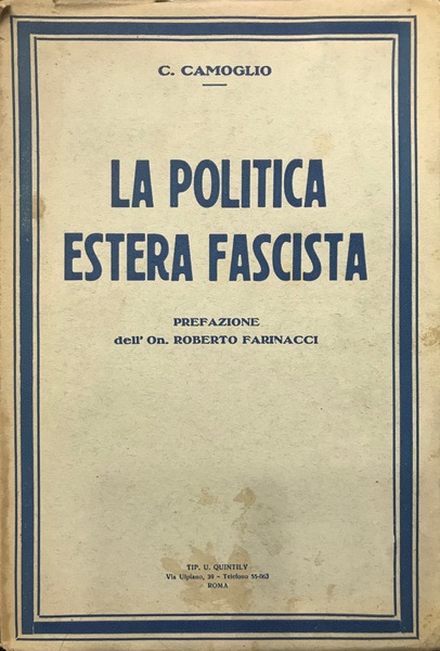 LA POLITICA ESTERA FASCISTA