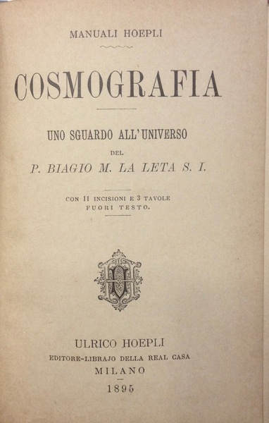 COSMOGRAFIA Uno sguardo all'universo