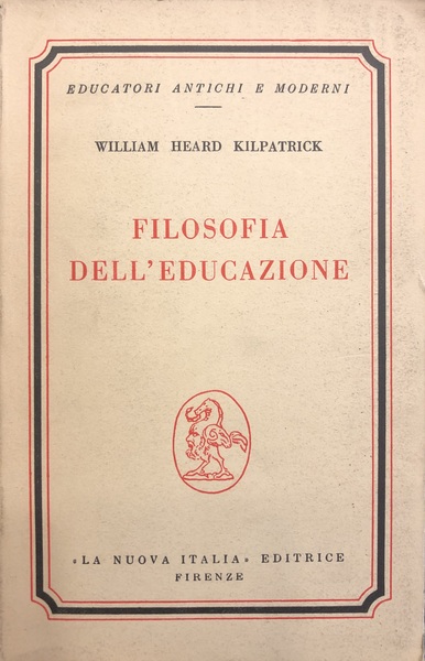 FILOSOFIA DELL'EDUCAZIONE