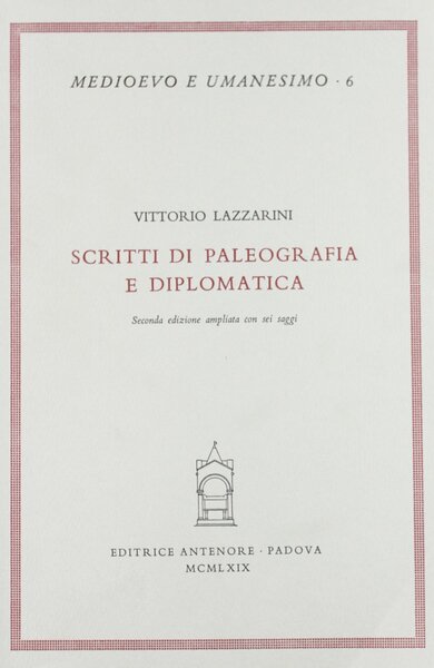 SCRITTI DI PALEOGRAFIA E DIPLOMATICA