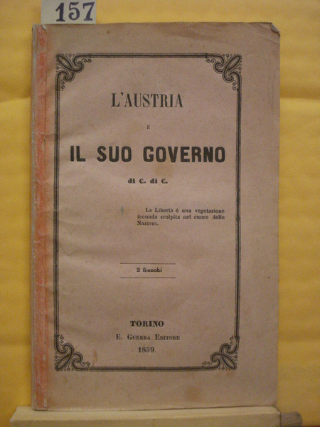 L'AUSTRIA E IL SUO GOVERNO.