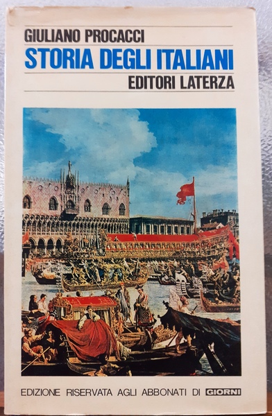 STORIA DEGLI ITALIANI.,