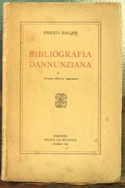 BIBLIOGRAFIA DANNUNZIANA.