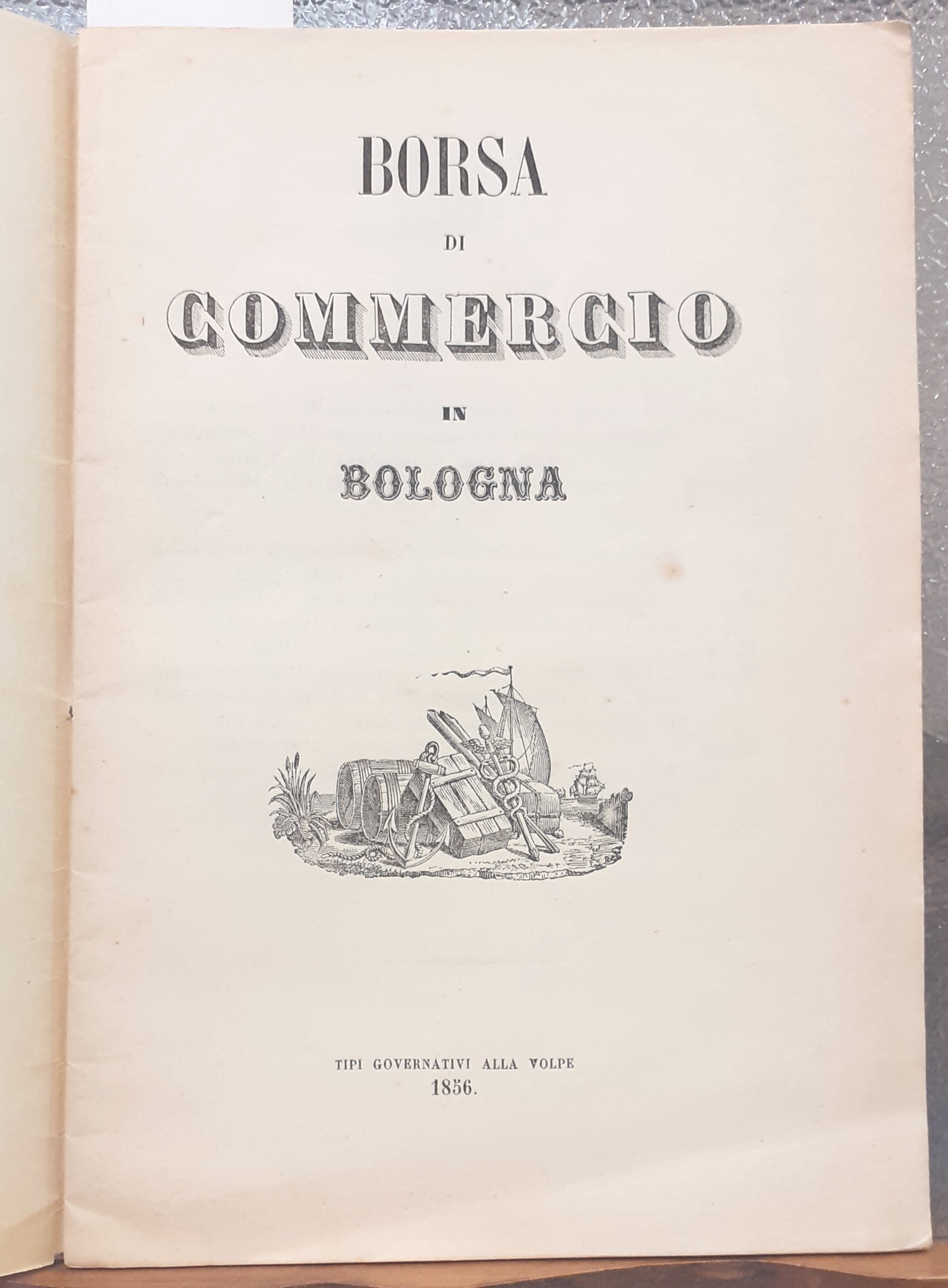 BORSA DI COMMERCIO IN BOLOGNA.