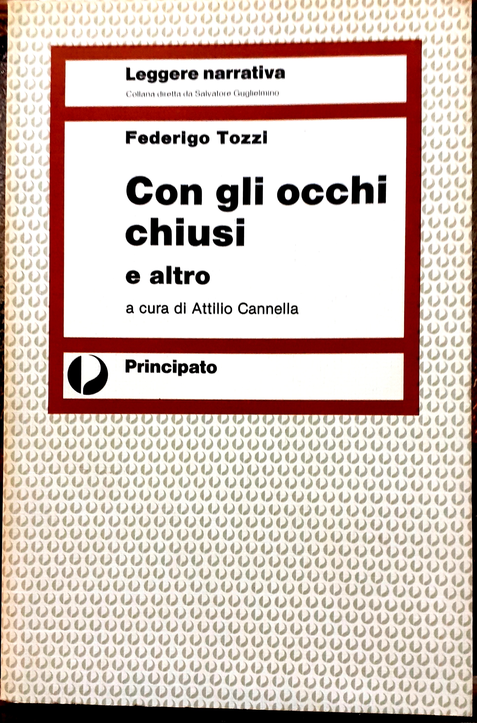 CON GLI OCCHI CHIUSI E ALTRO. A cura di Attilio …