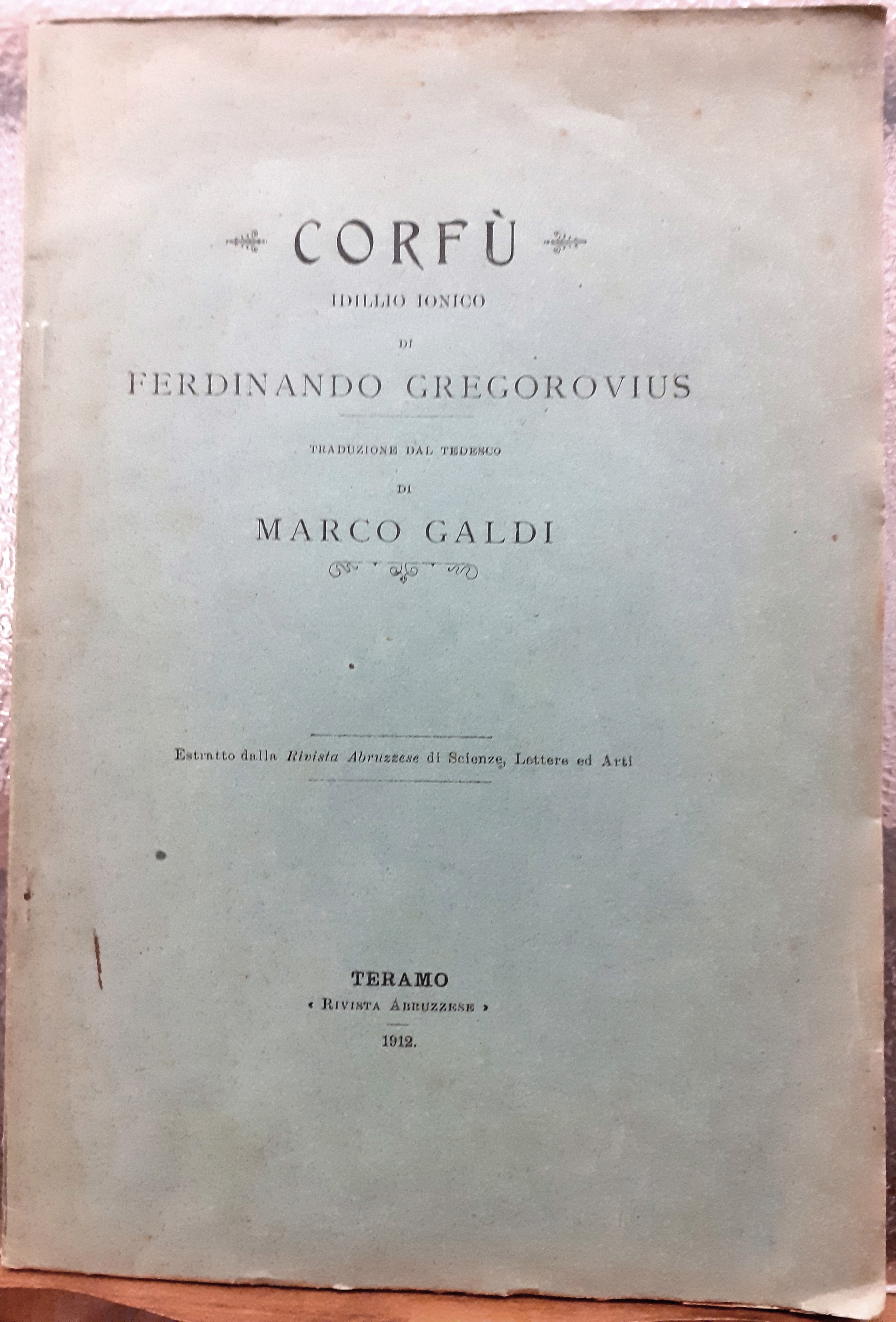 CORFU' - IDILLIO IONIO.