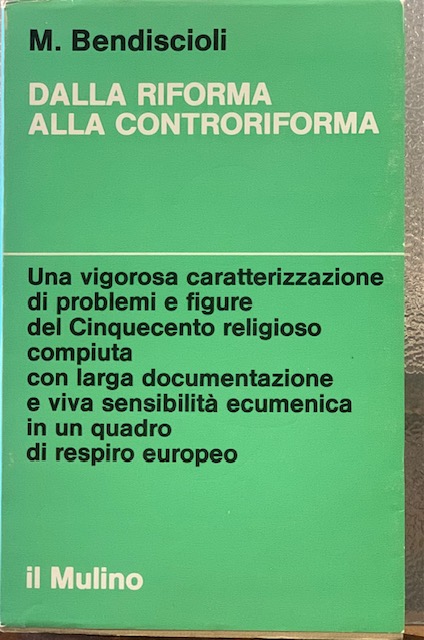 DALLA RIFORMA ALLA CONTRORIFORMA.