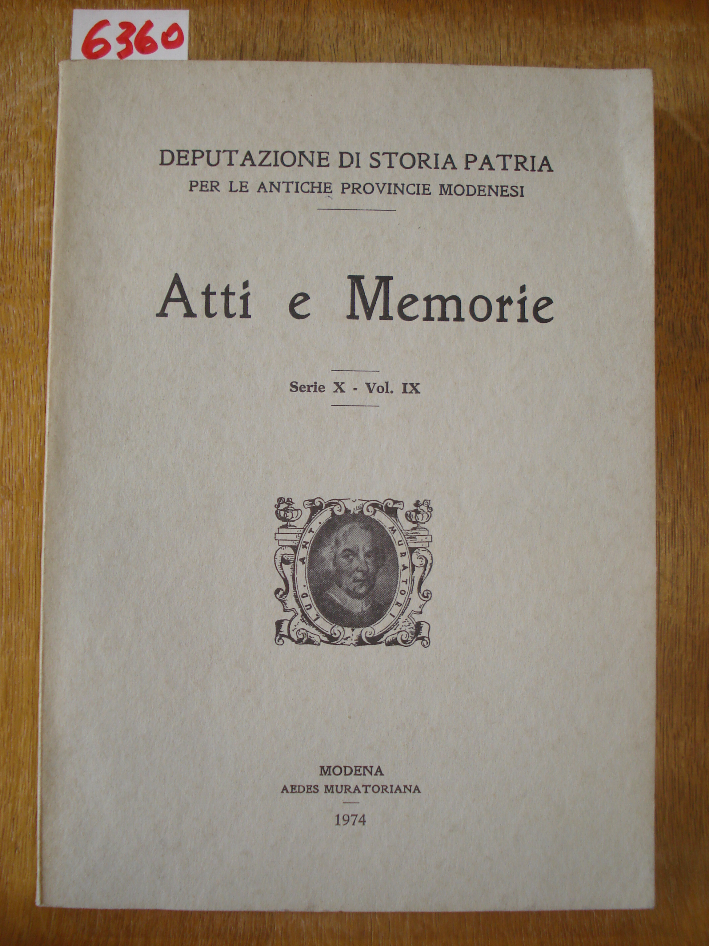 DEPUTAZIONE DI STORIA PATRIA PER LE ANTICHE PROVINCE MODENESI. ATTI …
