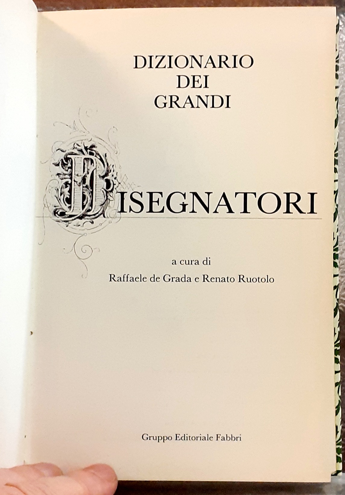 DIZIONARIO DEI GRANDI DISEGNATORI.