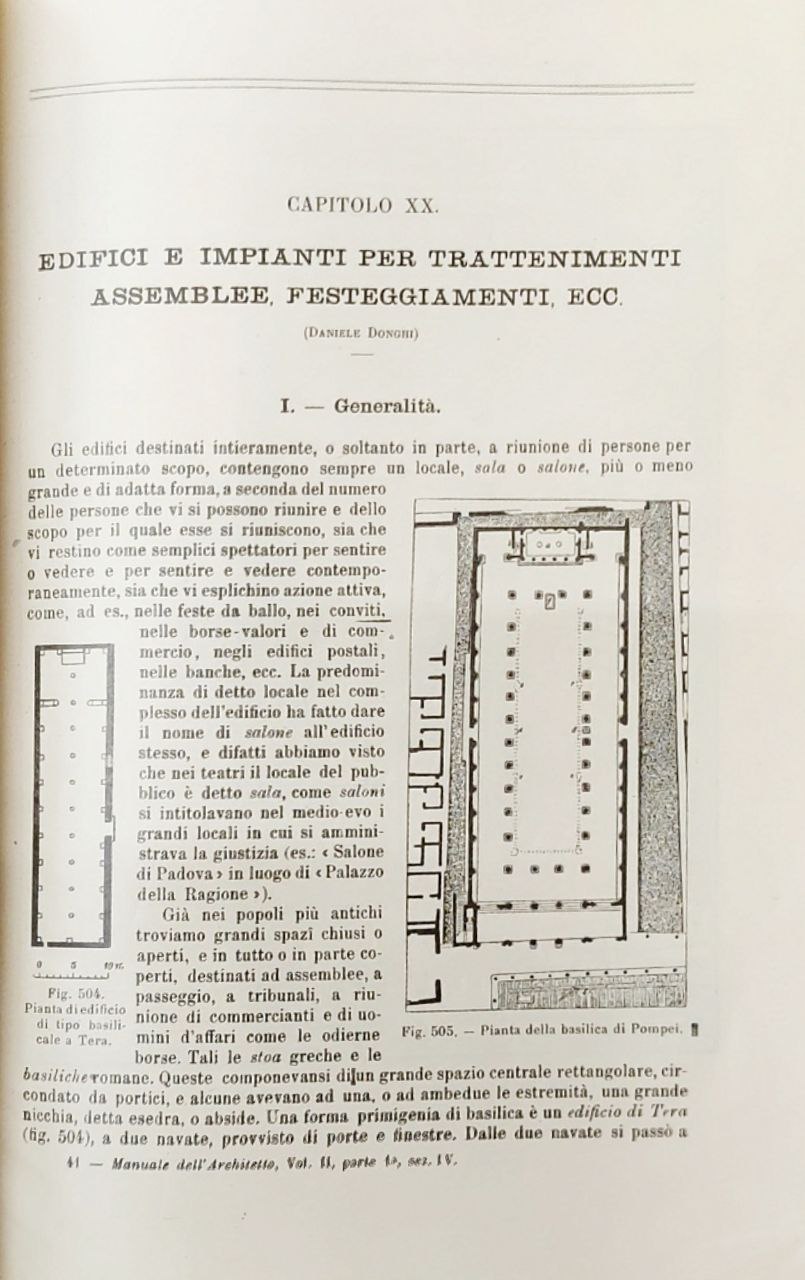 EDIFICI E IMPIANTI PER TRATTENIMENTI, ASSEMBLEE, FESTEGGIAMENTI, ecc.
