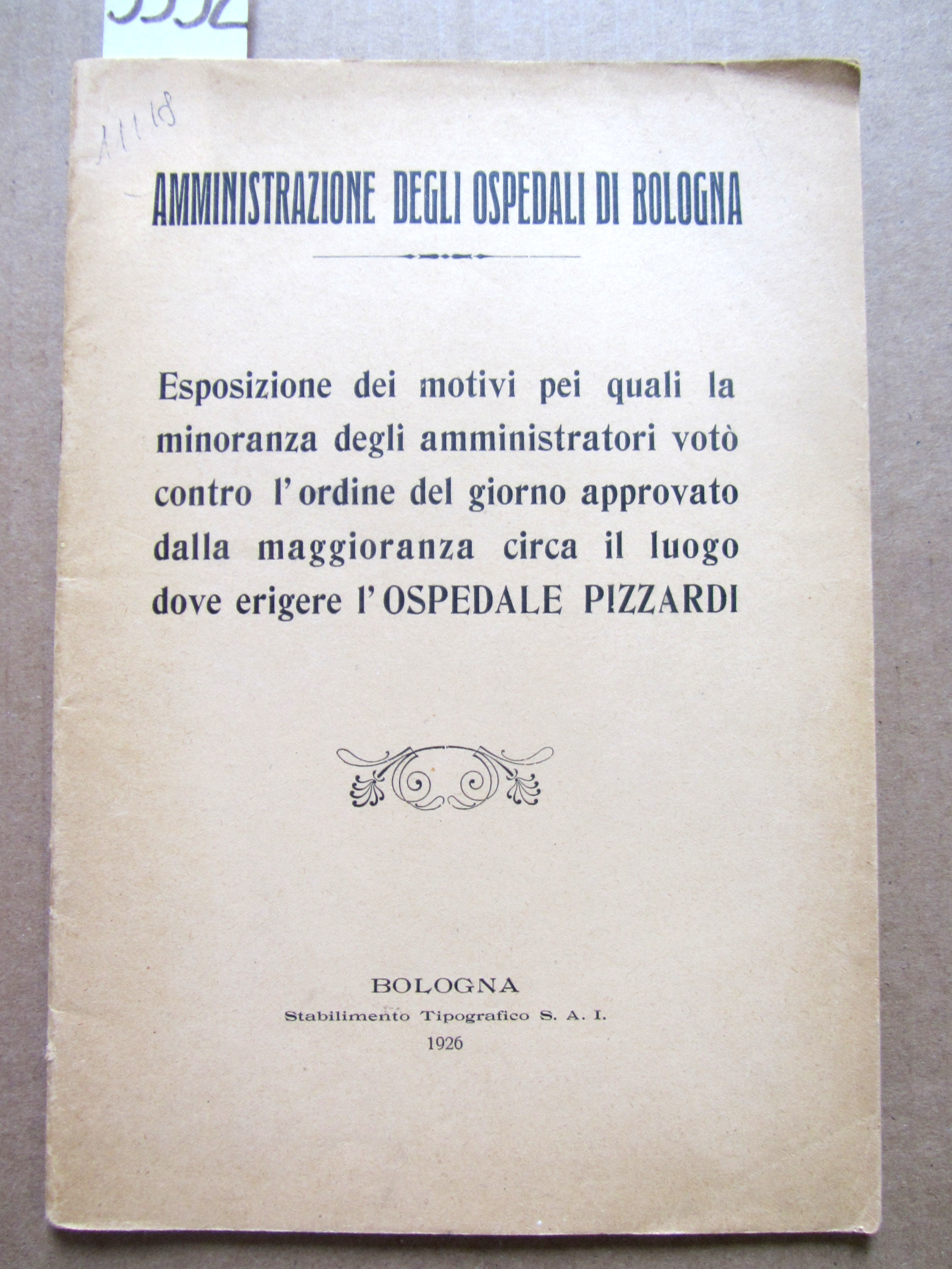 ESPOSIZIONE DEI MOTIVI PEI QUALI LA MINORANZA DEGLI AMMINISTRATORI VOTO' …