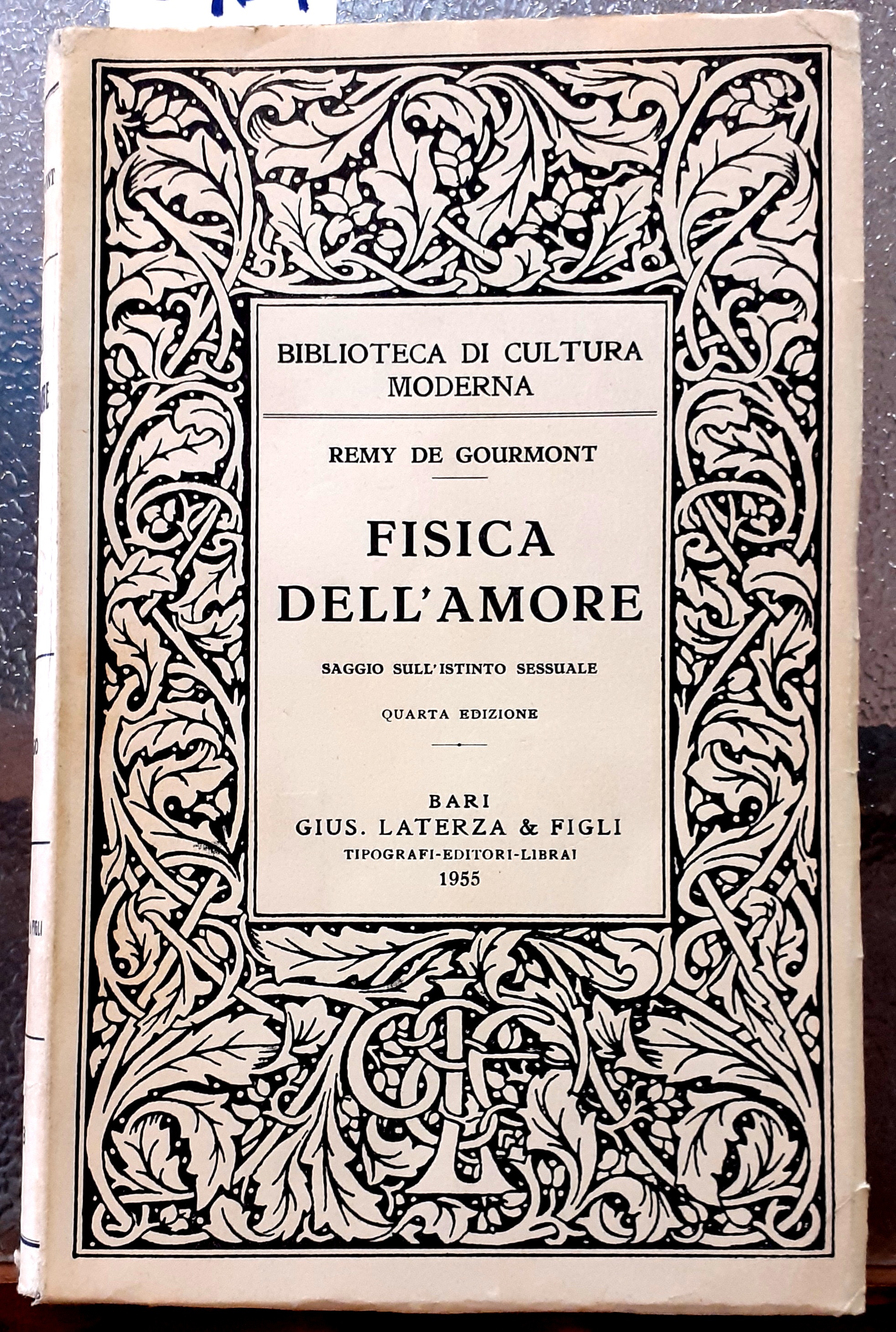 FISICA DELL'AMORE (SAGGIO SULL' ISTINTO SESSUALE).
