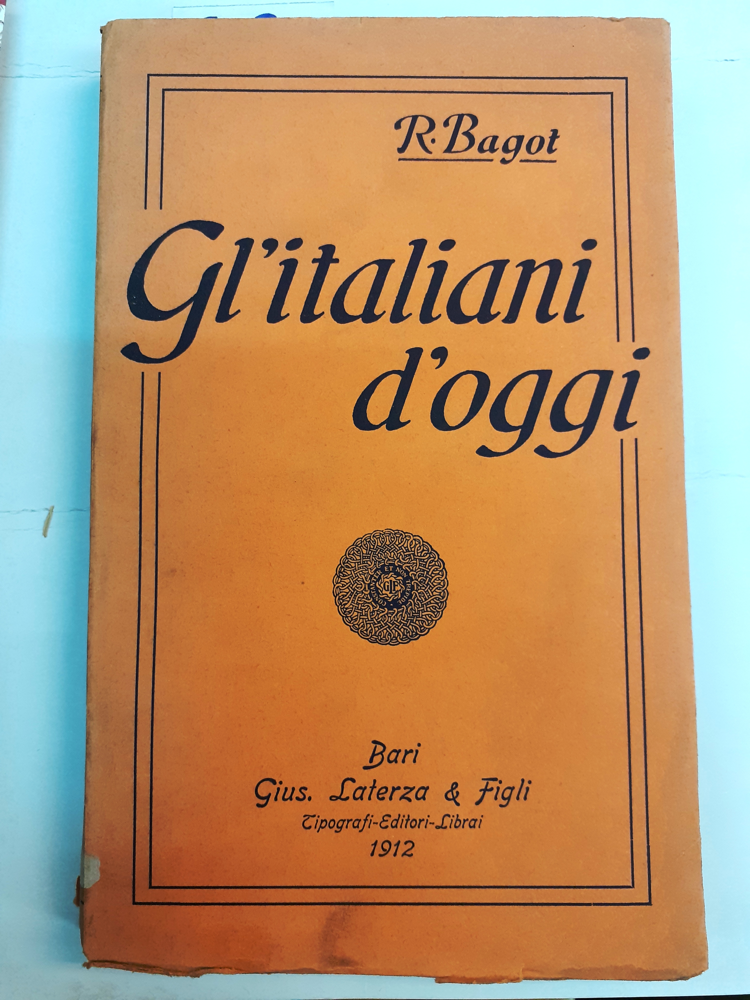 GL'ITALIANI D'OGGI.