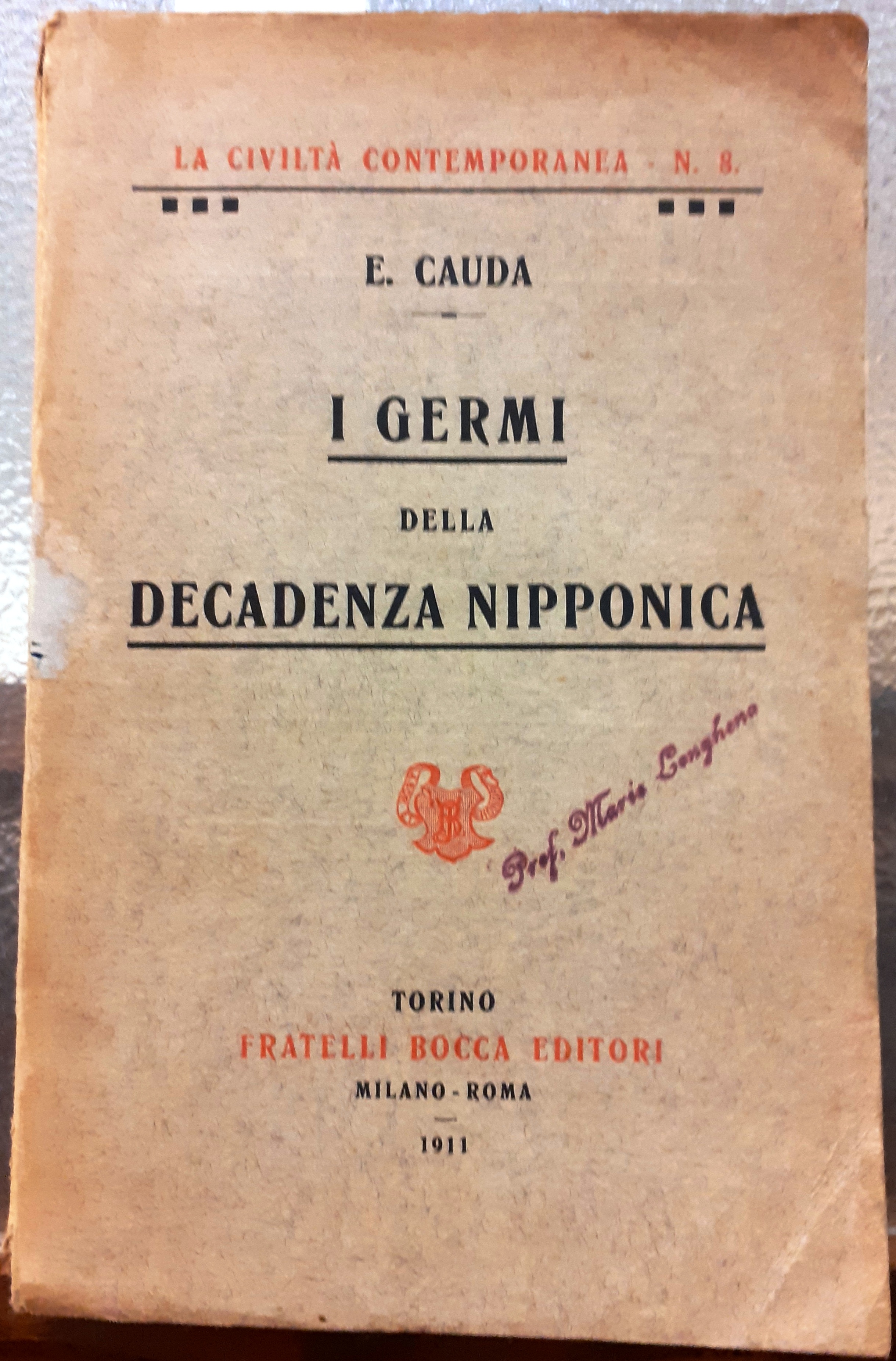 I GERMI DELLA DECADENZA NIPPONICA.