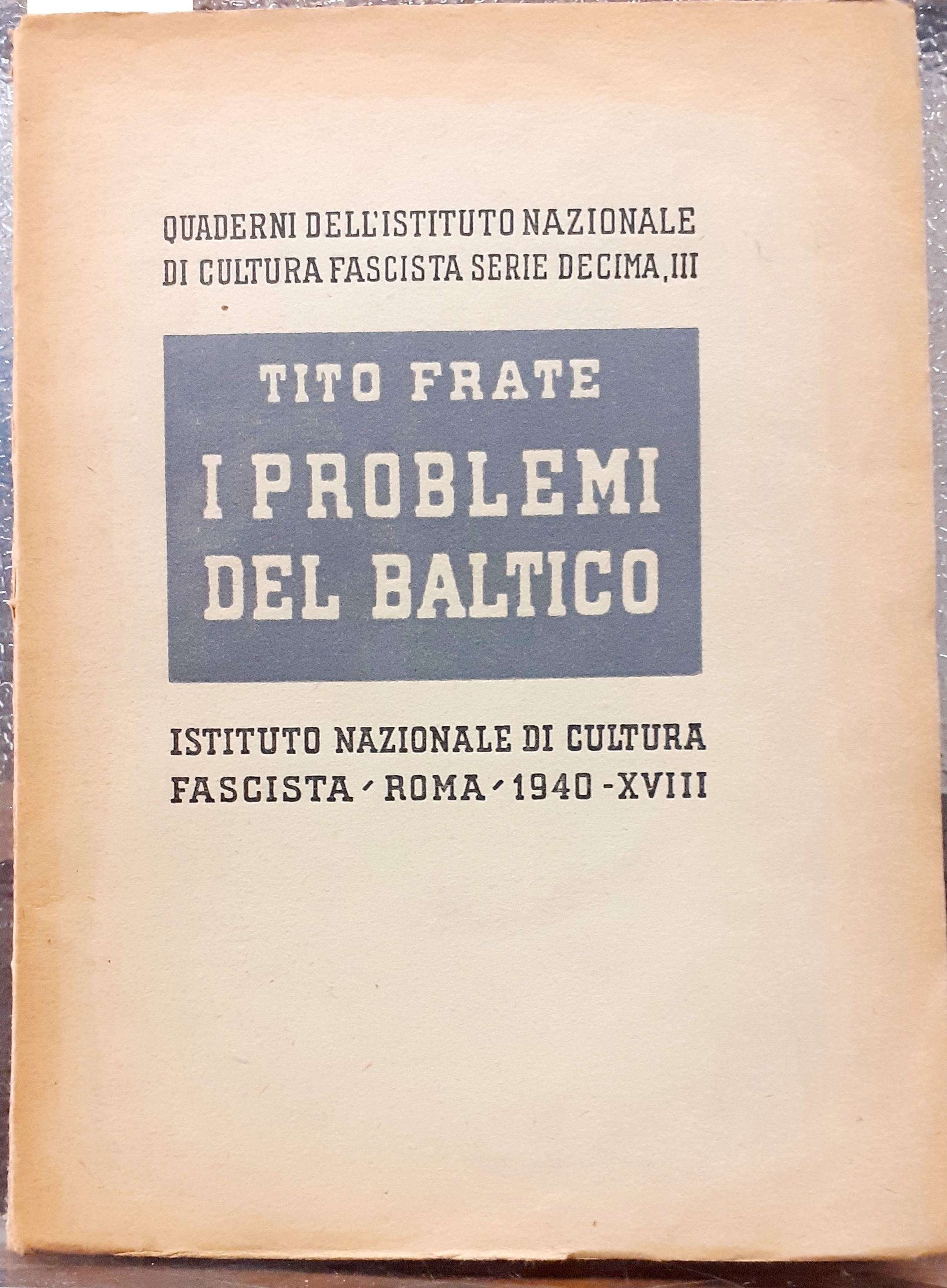 I PROBLEMI DEL BALTICO.