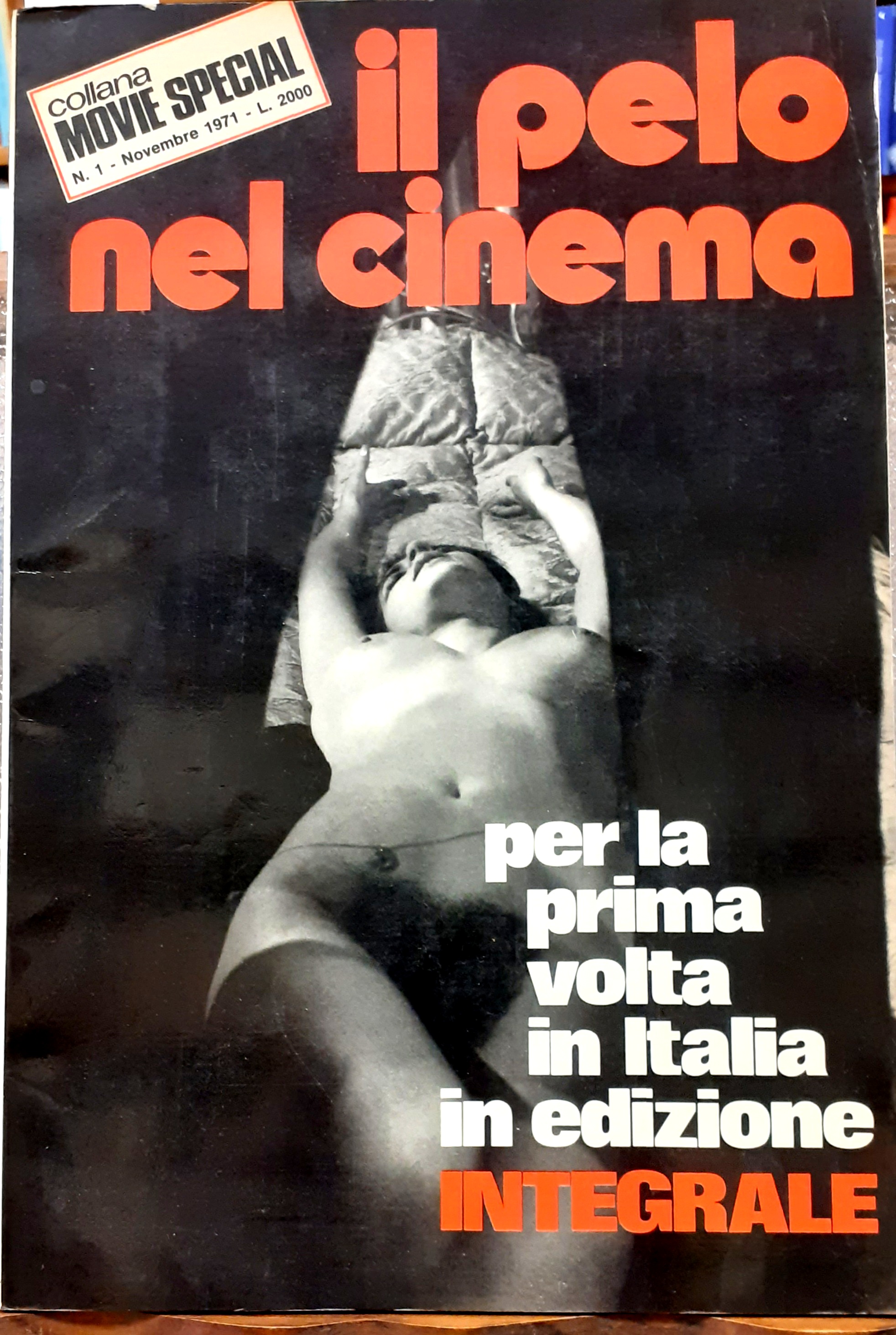 IL PELO NEL CINEMA PER LA PRIMA VOLTA IN ITALIA …