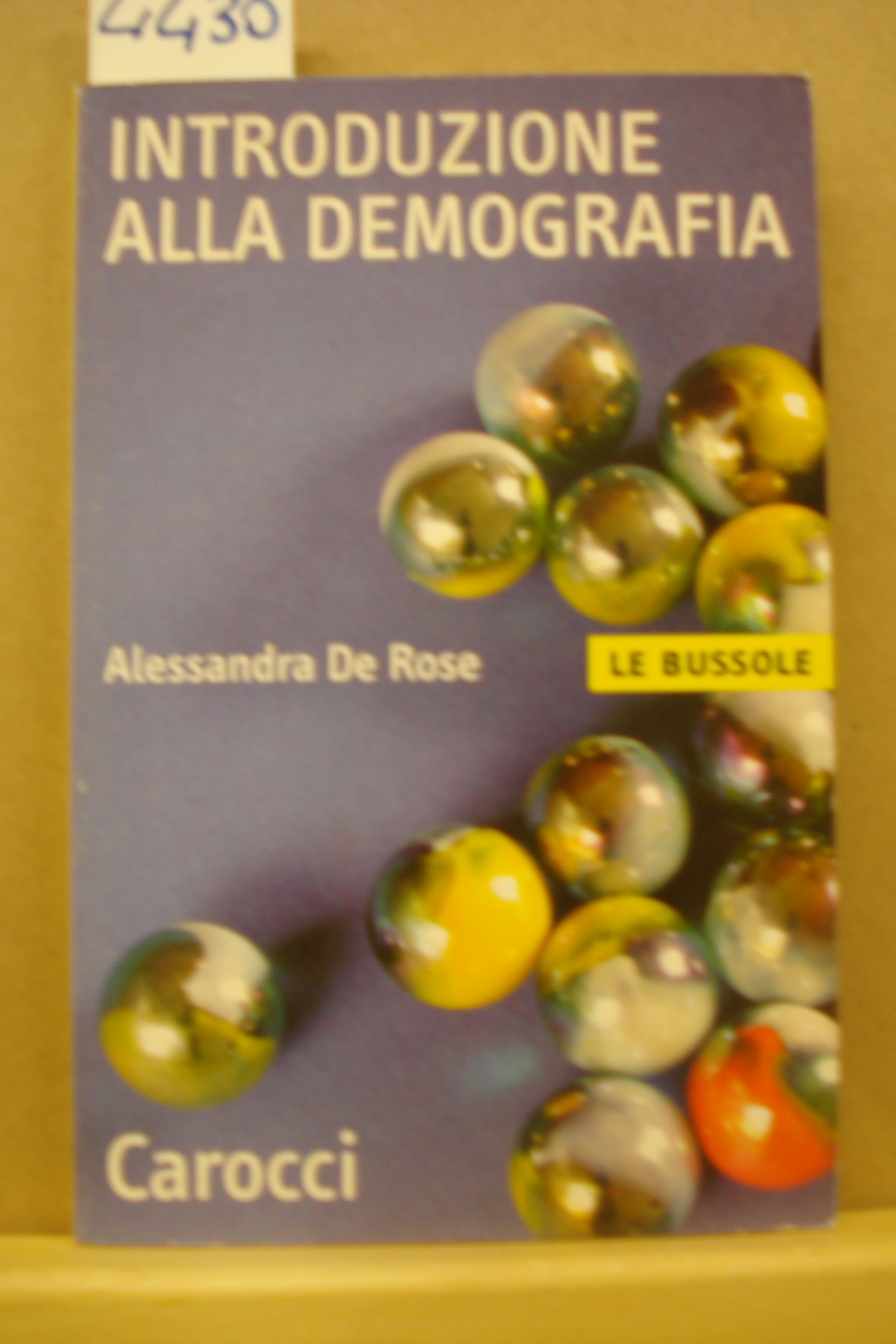 INTRODUZIONE ALLA DEMOGRAFIA.,