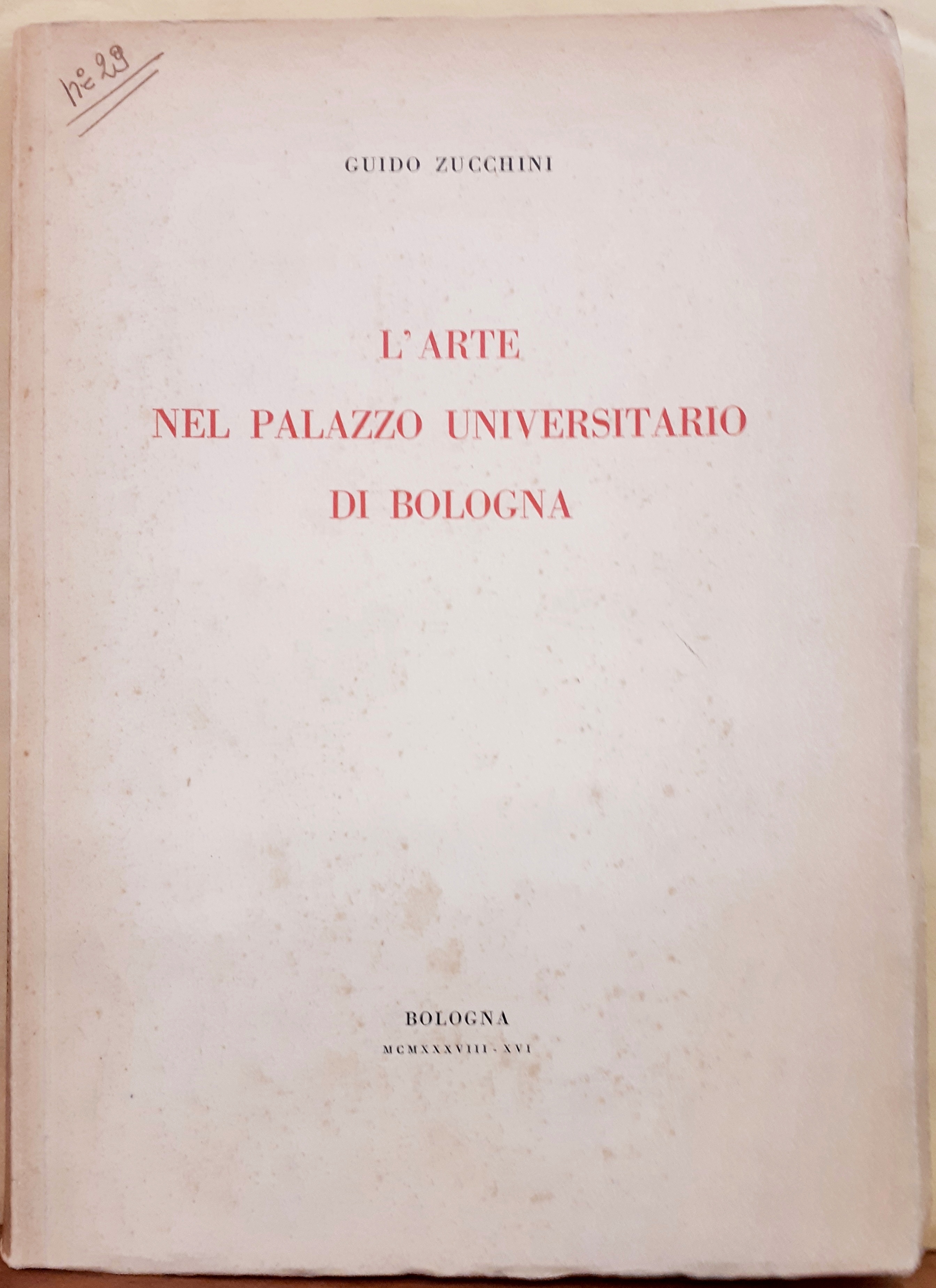 L'ARTE NEL PALAZZO UNIVERSITARIO DI BOLOGNA.