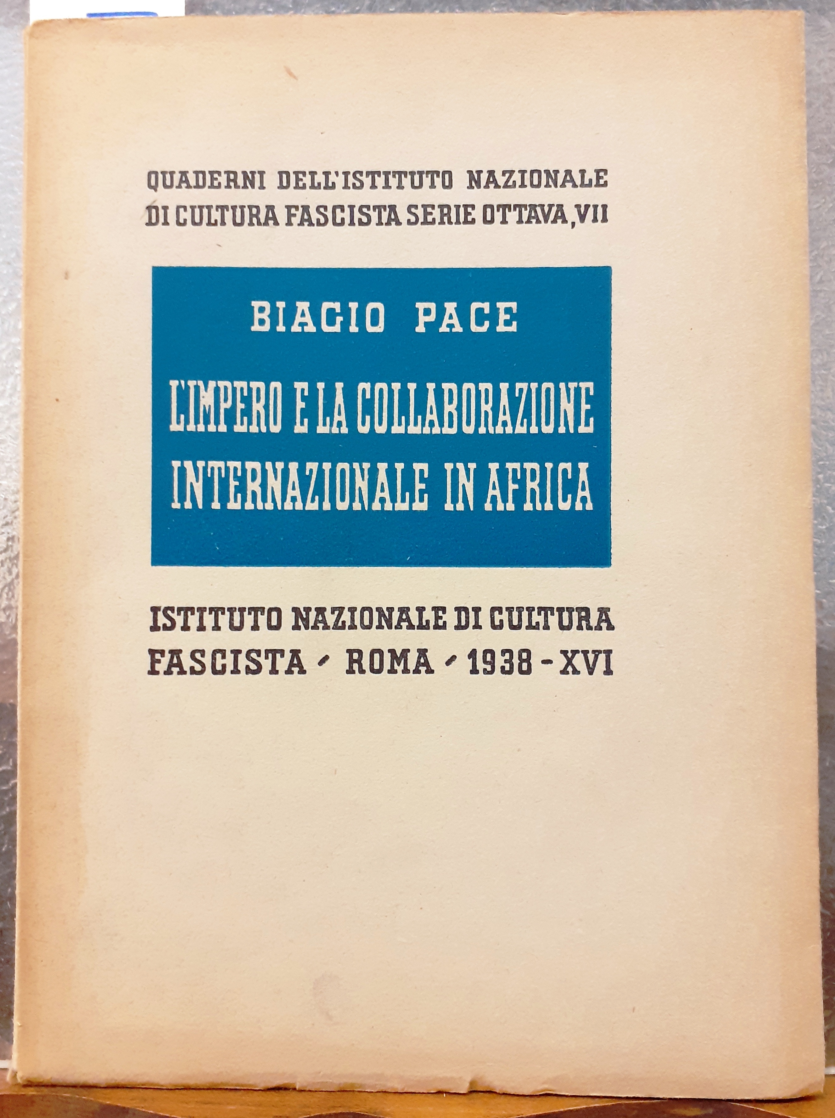L'IMPERO E LA COLLABORAZIONE INTERNAZIONALE IN AFRICA.