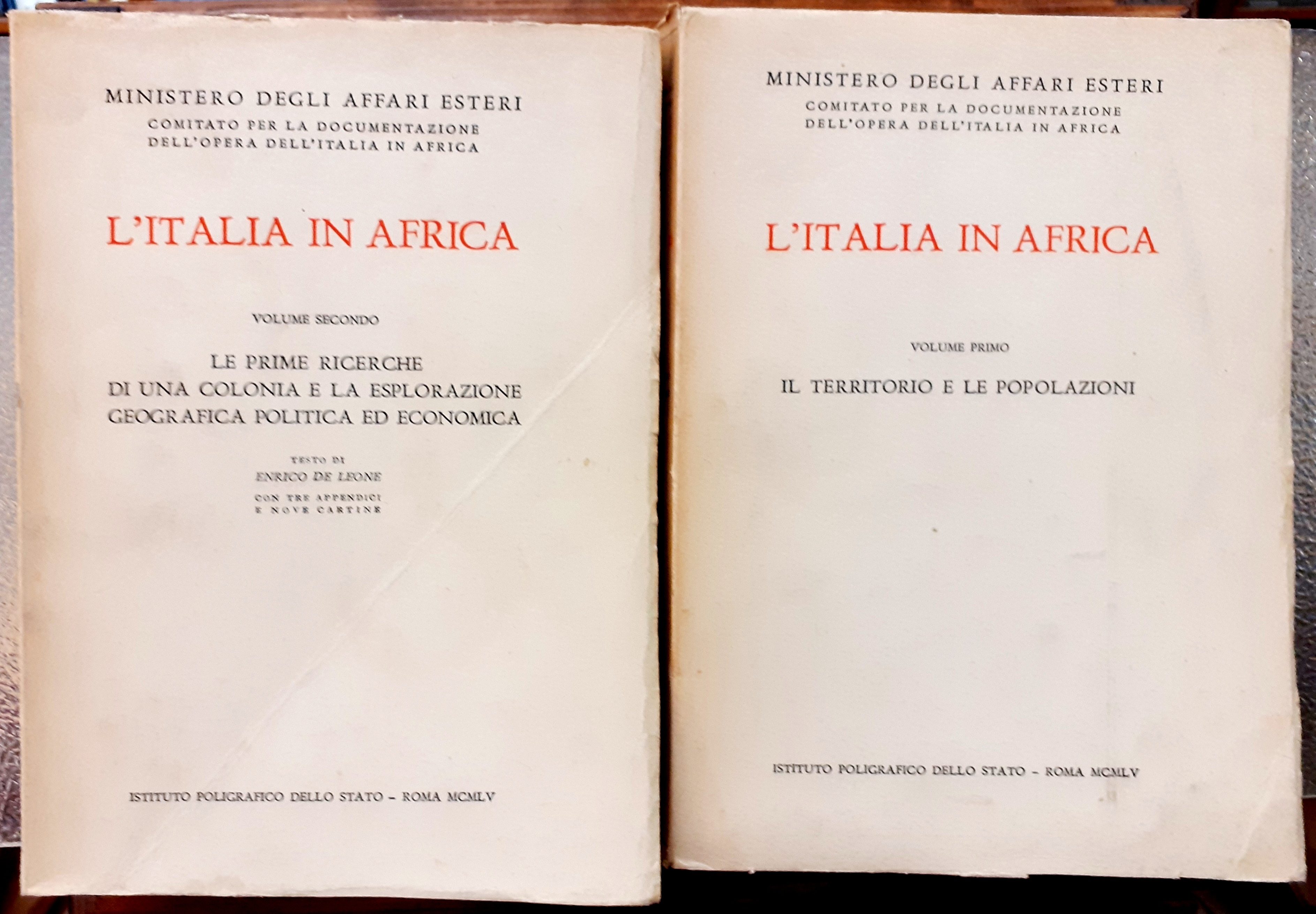 L'ITALIA IN AFRICA: IL TERRITORIO E LE POPOLAZIONI - LE …