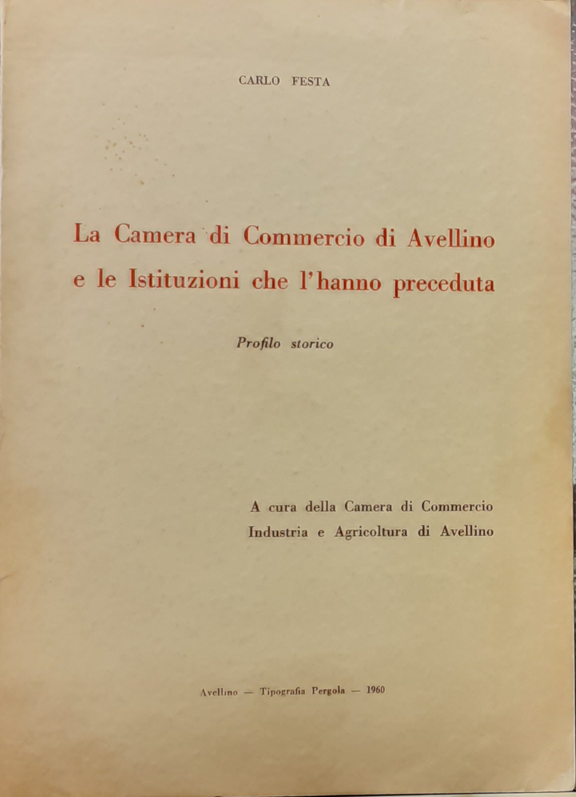 LA CAMERA DI COMMERCIO DI AVELLINO E LE ISTITUZIONI CHE …