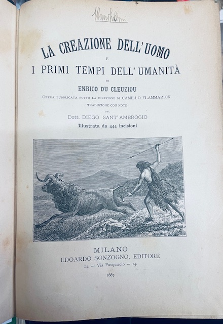 LA CREAZIONE DELL'UOMO: I PRIMI TEMPI DELL'UMANITA'.