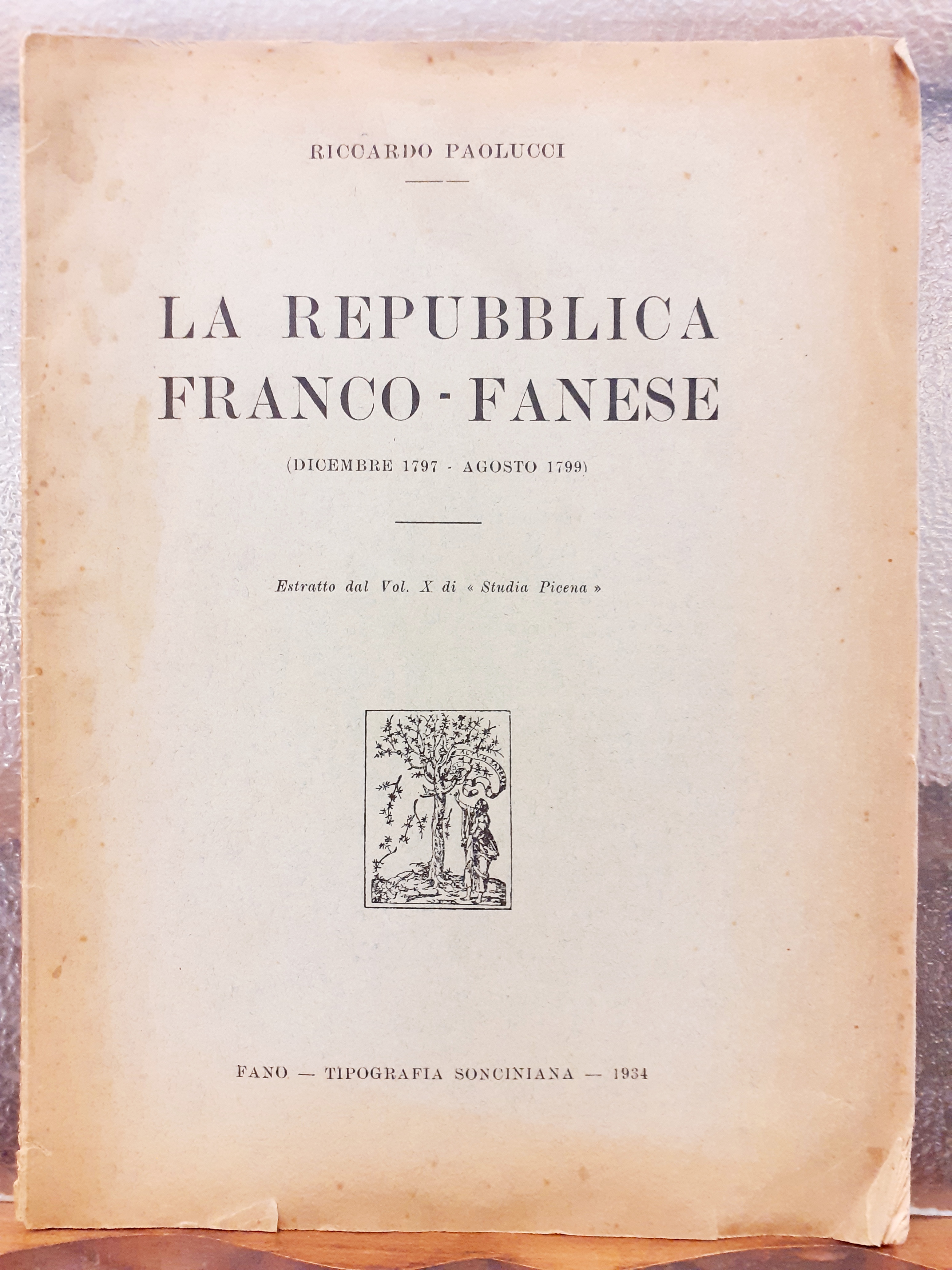 LA REPUBBLICA FRANCO-FANESE (dicembre 1797-agosto 1799).