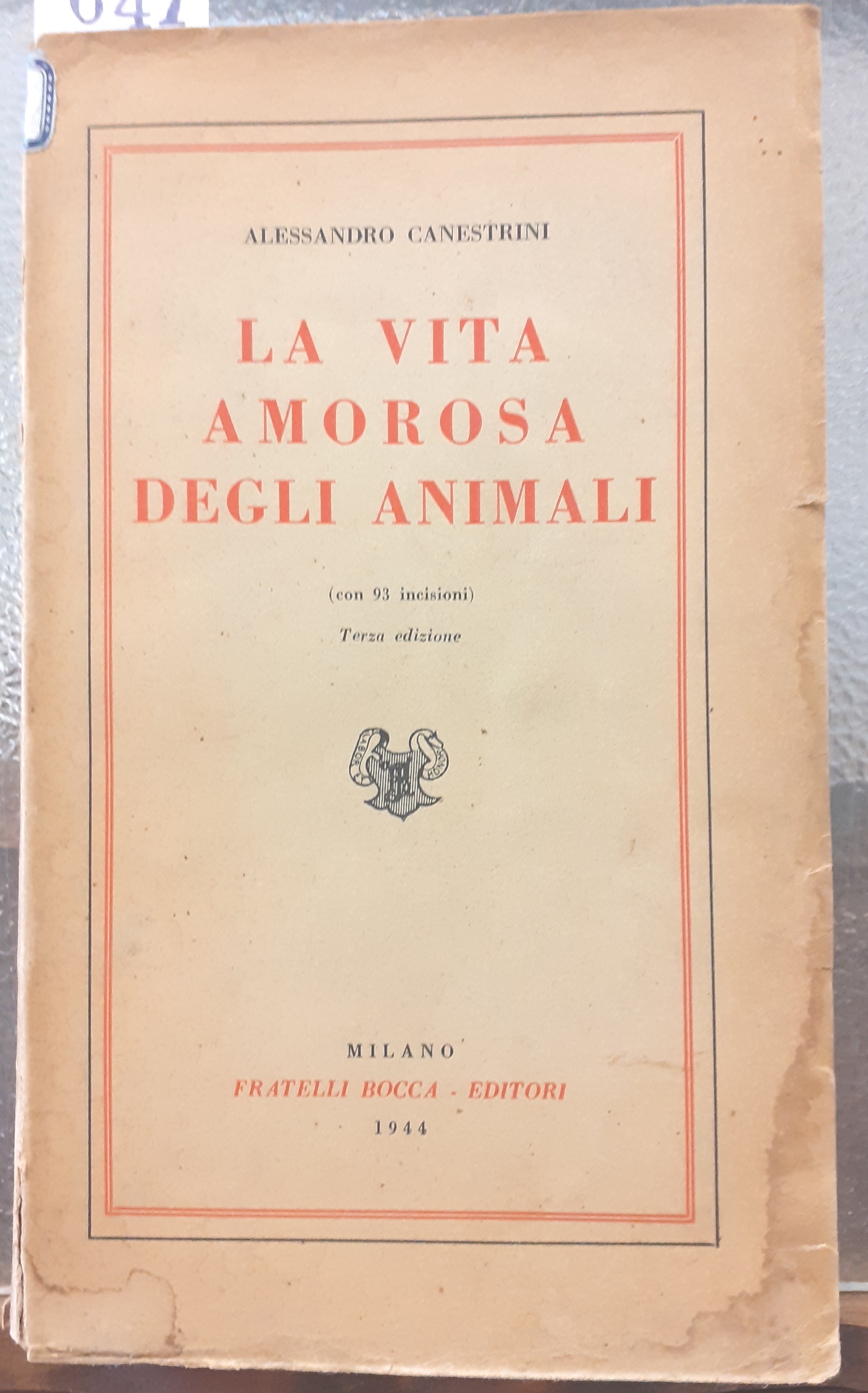 LA VITA AMOROSA DEGLI ANIMALI.