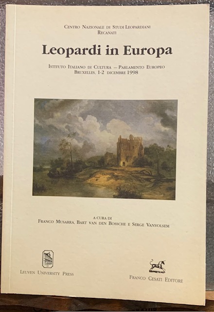 LEOPARDI IN EUROPA. (Istituto Italiano di Cultura - Parlamento Europeo …