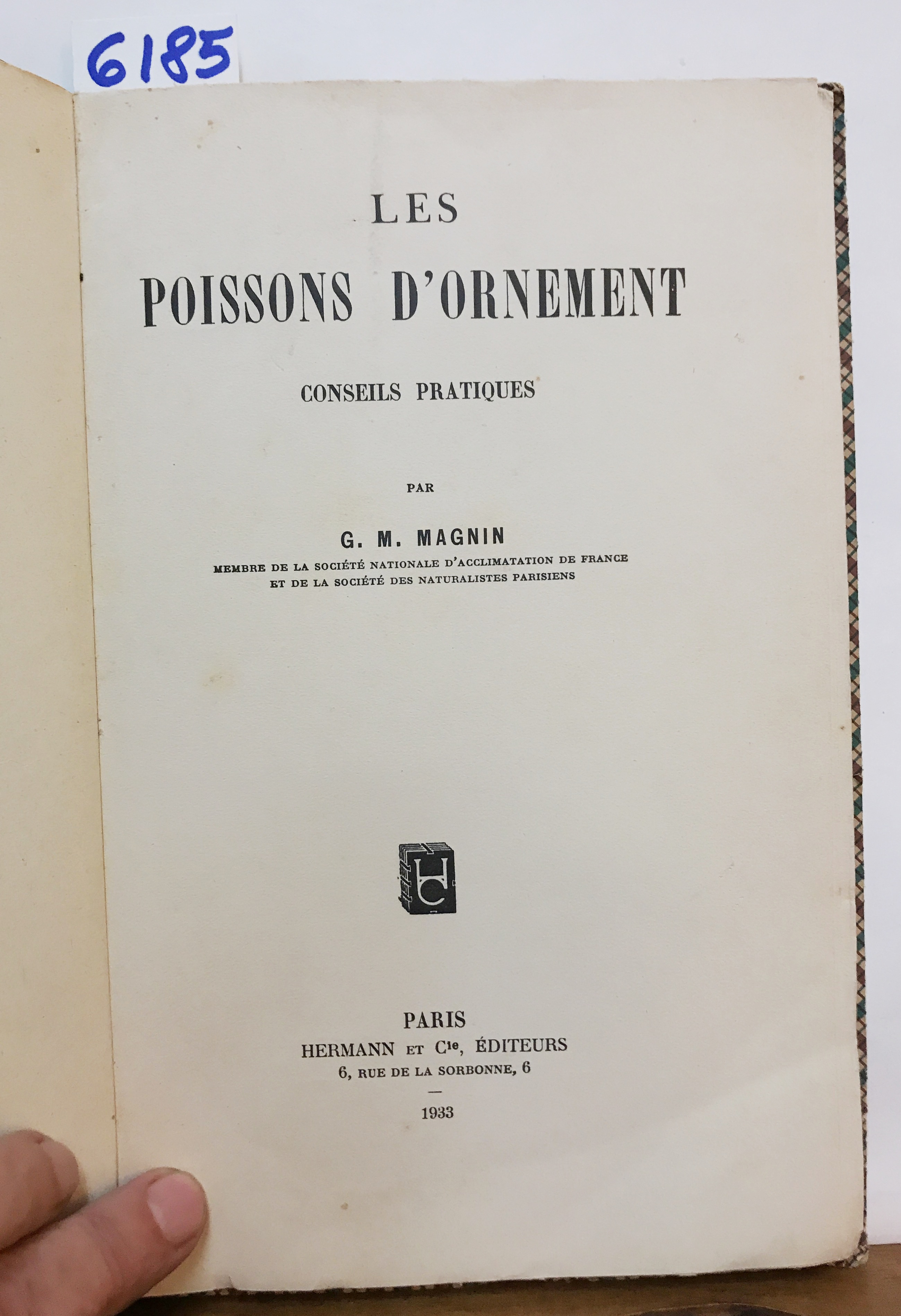 LES POISSONS D'ORNEMENT. Conseils pratiques.