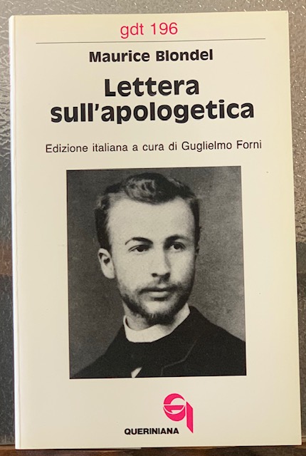 LETTERA SULL'APOLOGETICA.