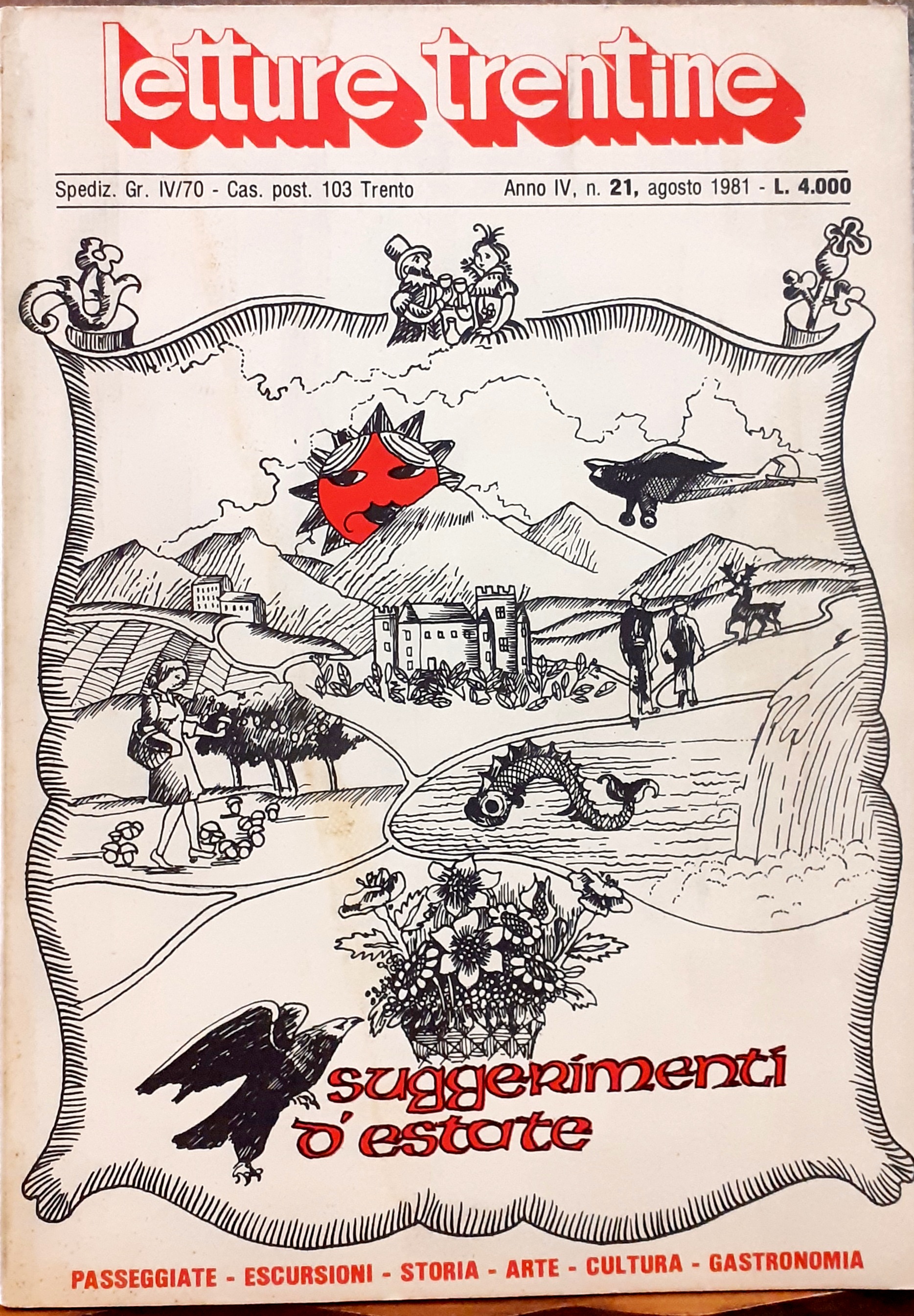 LETTURE TRENTINE. Anno IV. 21 agosto1981.