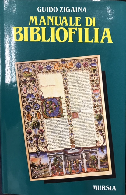 MANUALE DI BIBLIOFILIA.