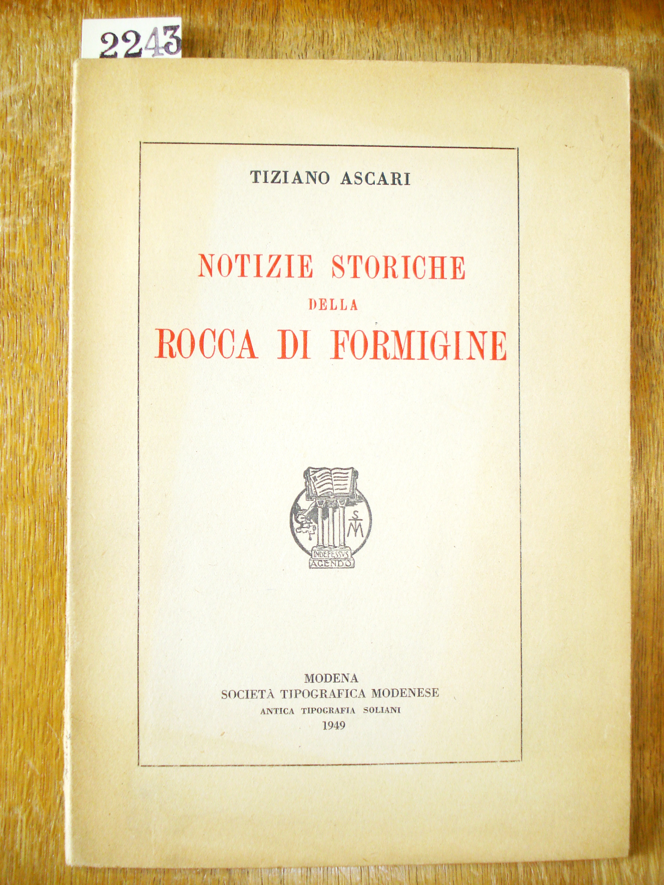 NOTIZIE STORICHE DELLA ROCCA DI FORMIGINE.