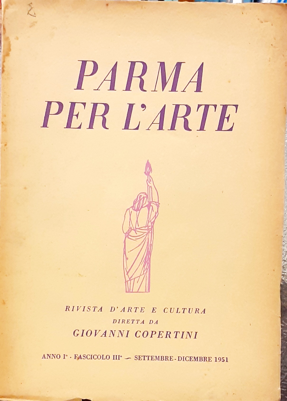 PARMA PER L'ARTE. Rivista d'arte e cultura.