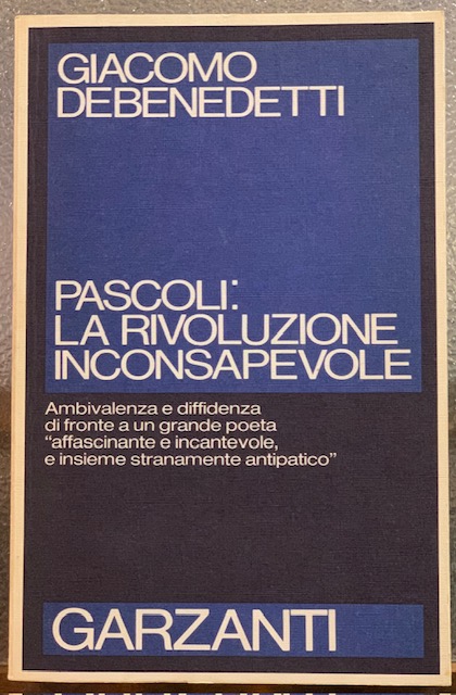 PASCOLI: LA <>; QUADERNI INEDITI.