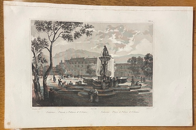 PIAZZA E PALAZZO D'ORLEANS. (PALERMO).