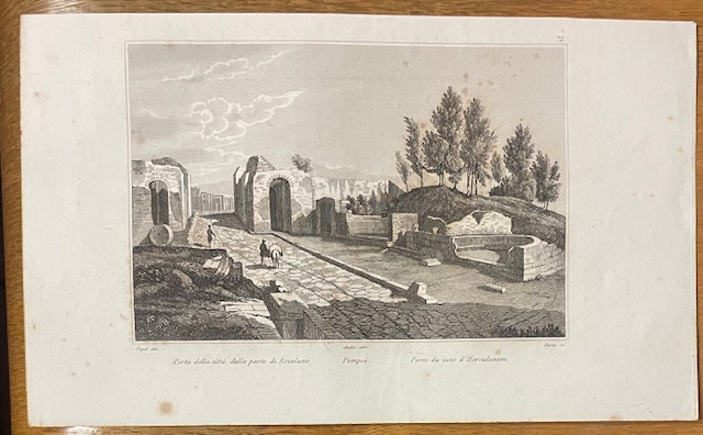 PORTA DELLA CITTA' DALLA PARTE DI ERCOLANO.