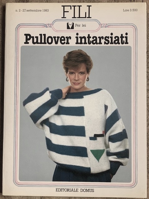 PULLOVER INTARSIATI. N. 2 - 27 SETTEMBRE 1983.