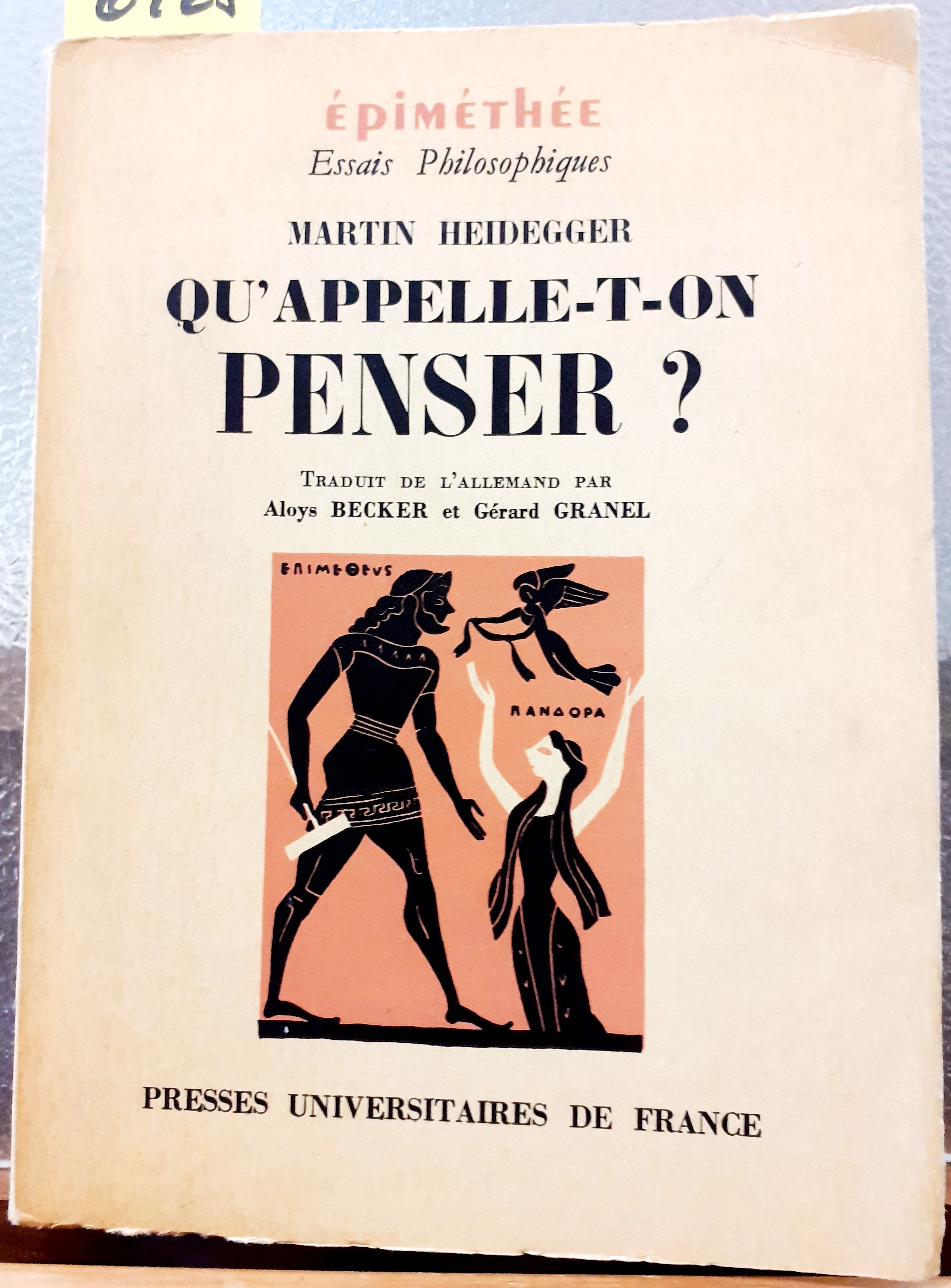 QU'APPELLE-T-ON PENSER ?.