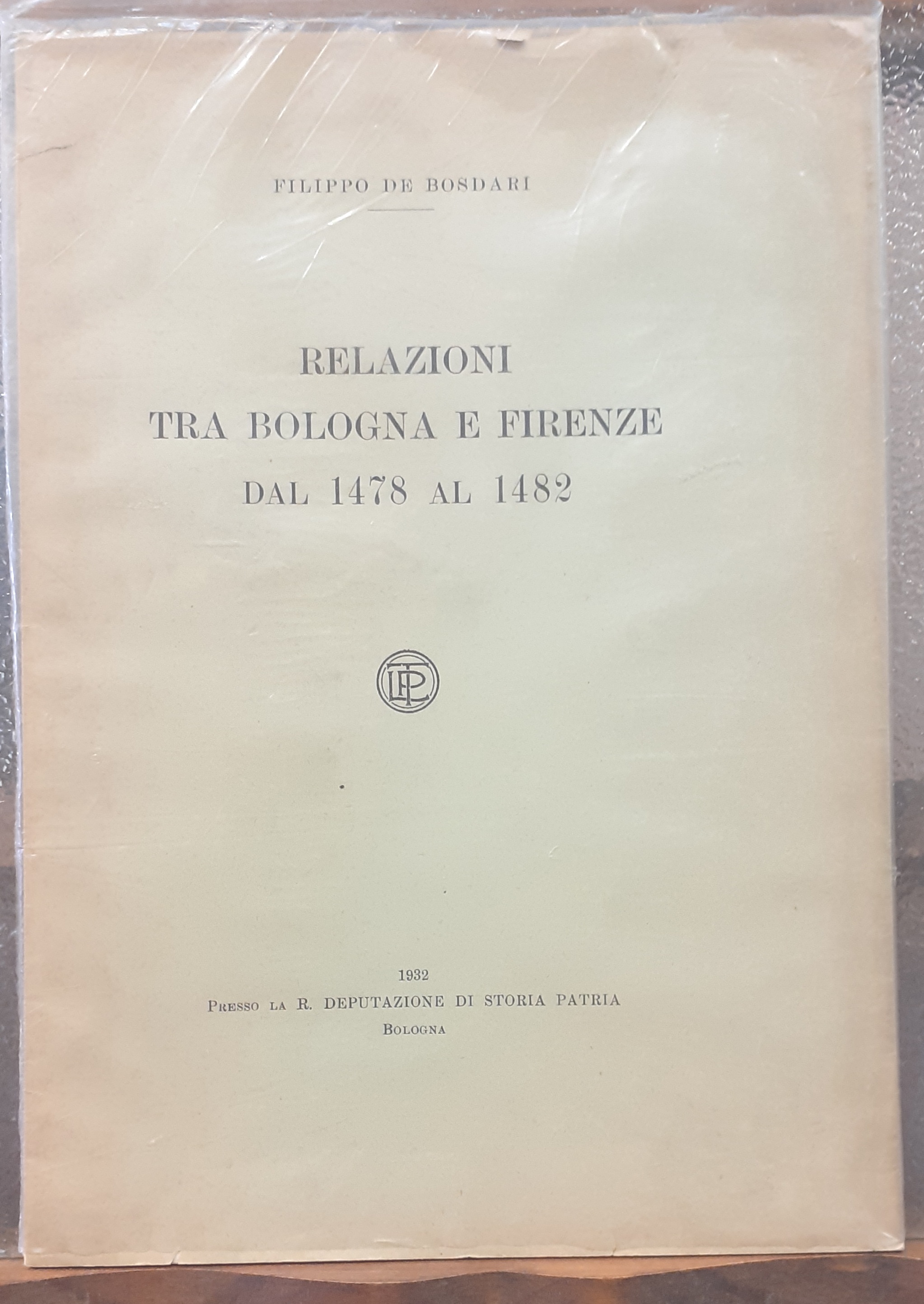 RELAZIONI TRA BOLOGNA E FIRENZE DAL 1478 al 1482.