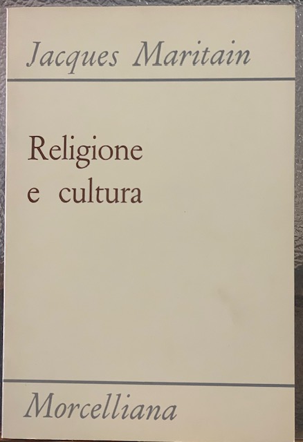 RELIGIONE E CULTURA.
