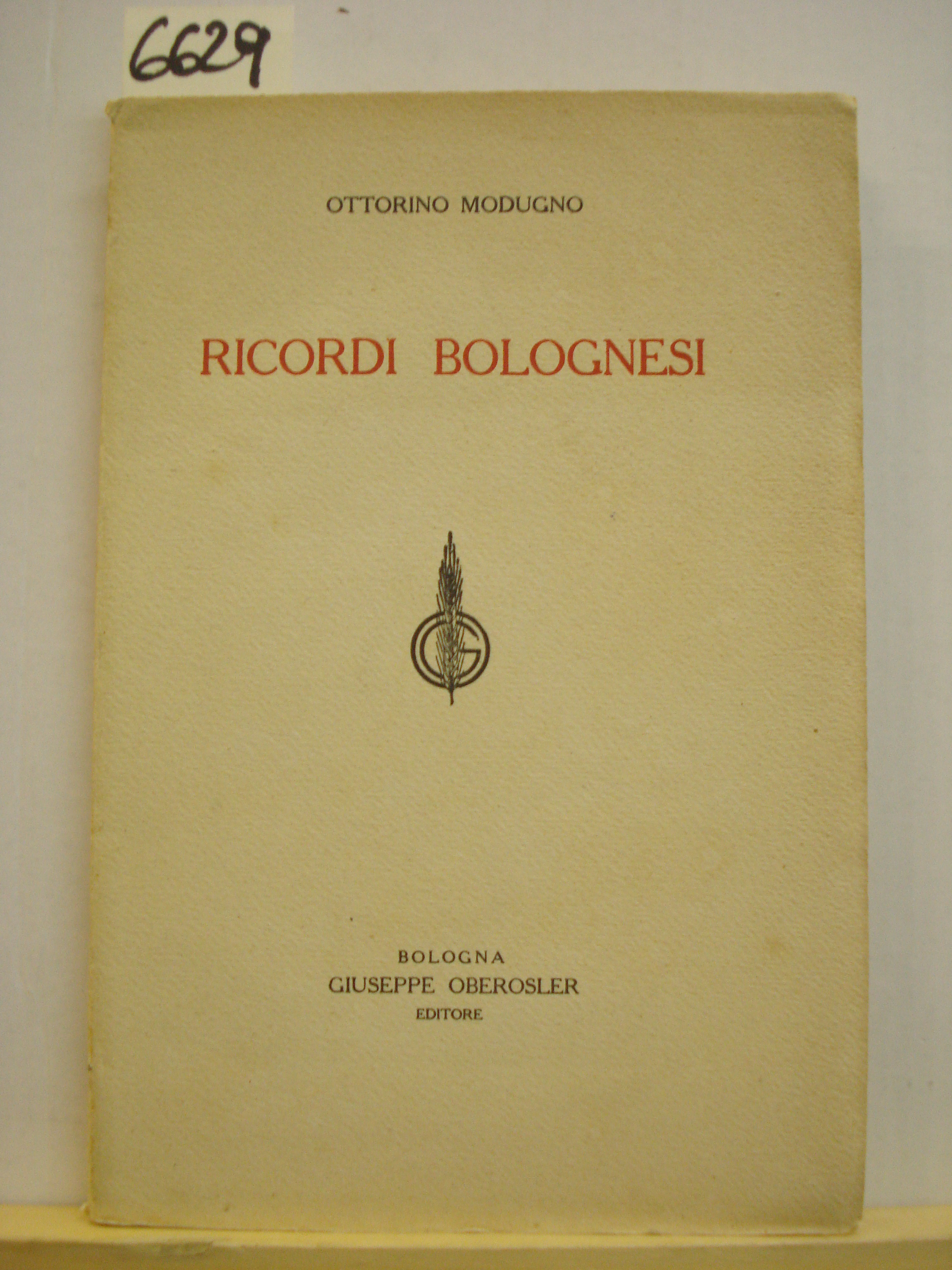 RICORDI BOLOGNESI.