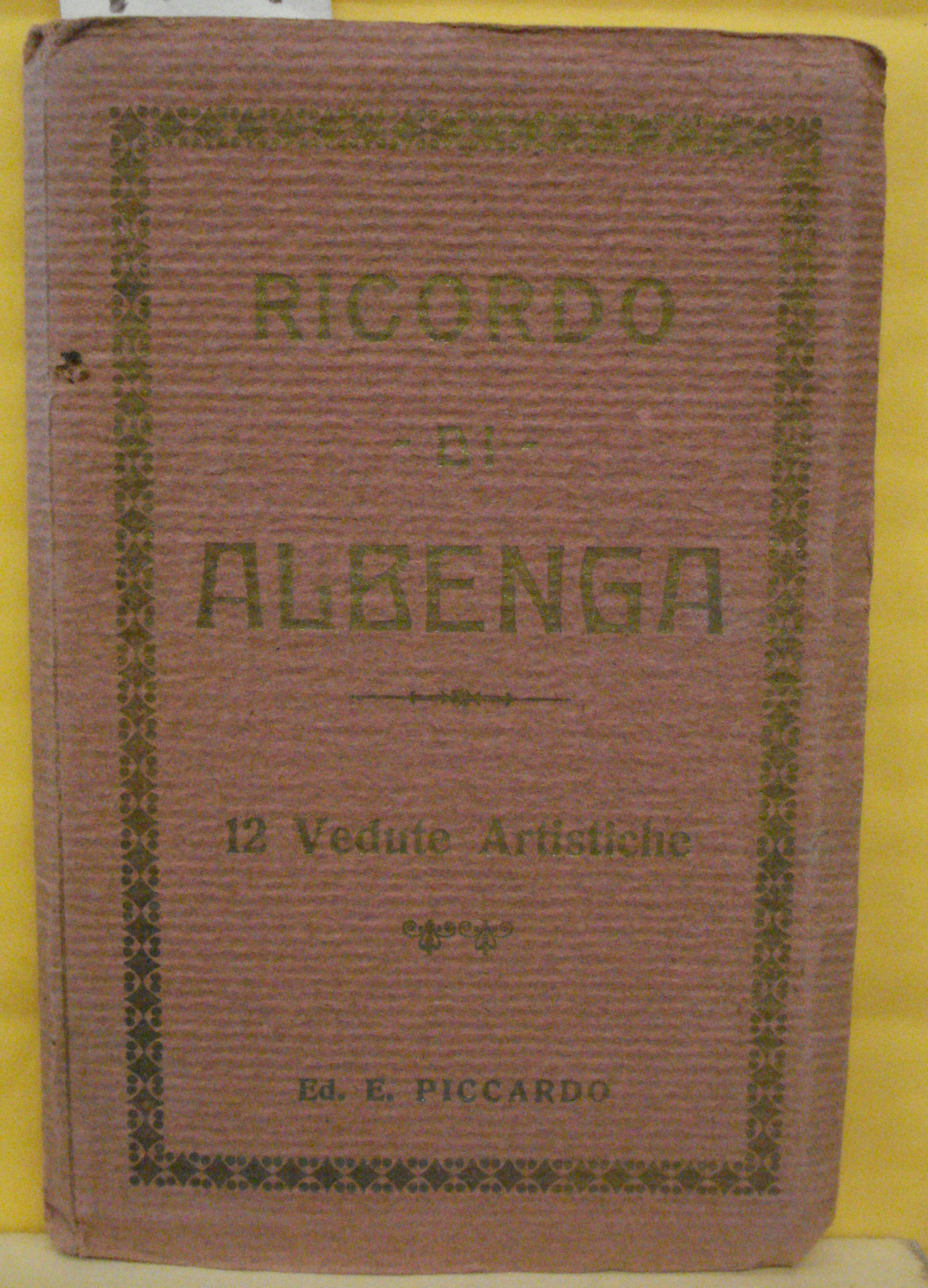 RICORDO DI ALBENGA-12 VEDUTE ARTISTICHE.