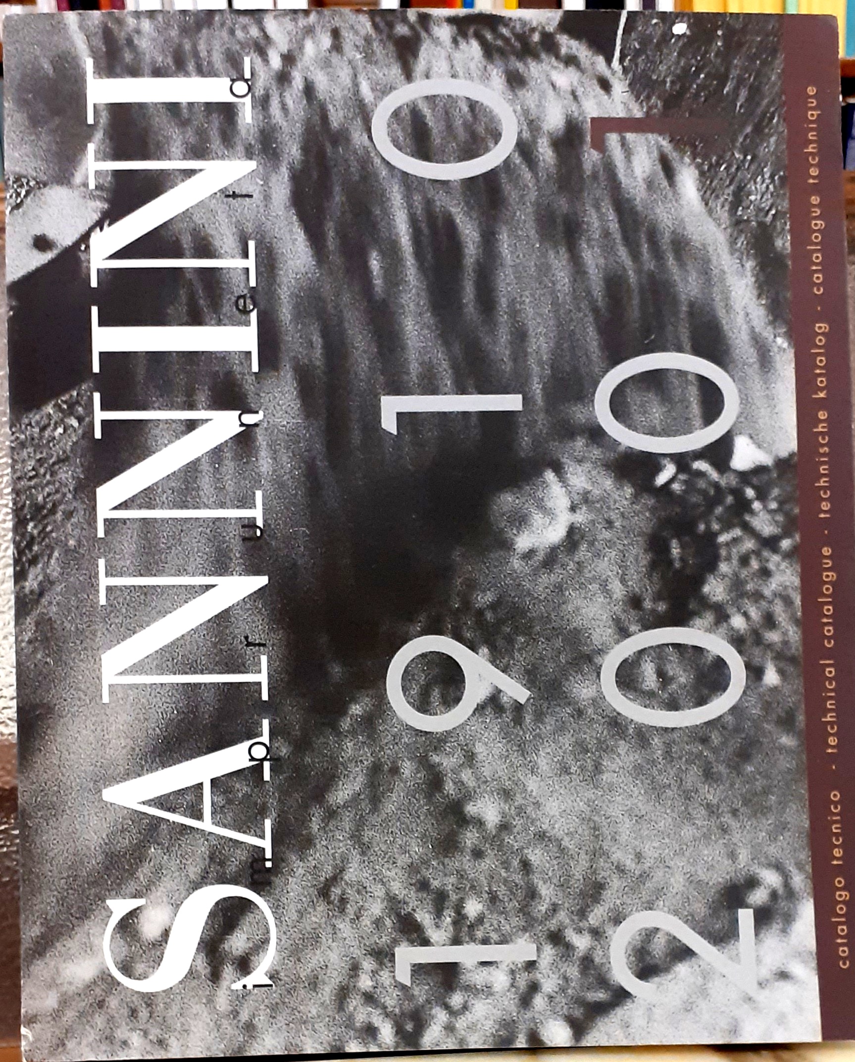 SANNINI IMPRUNETA 1910 2001. CATALOGO TECNICO.