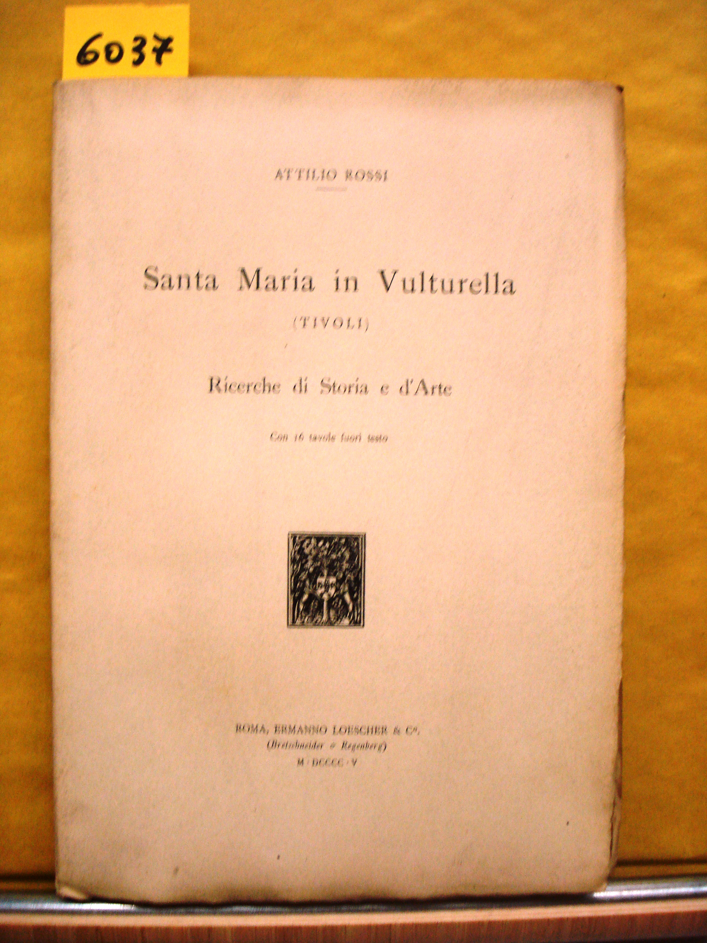 SANTA MARIA IN VULTURELLA (TIVOLI).