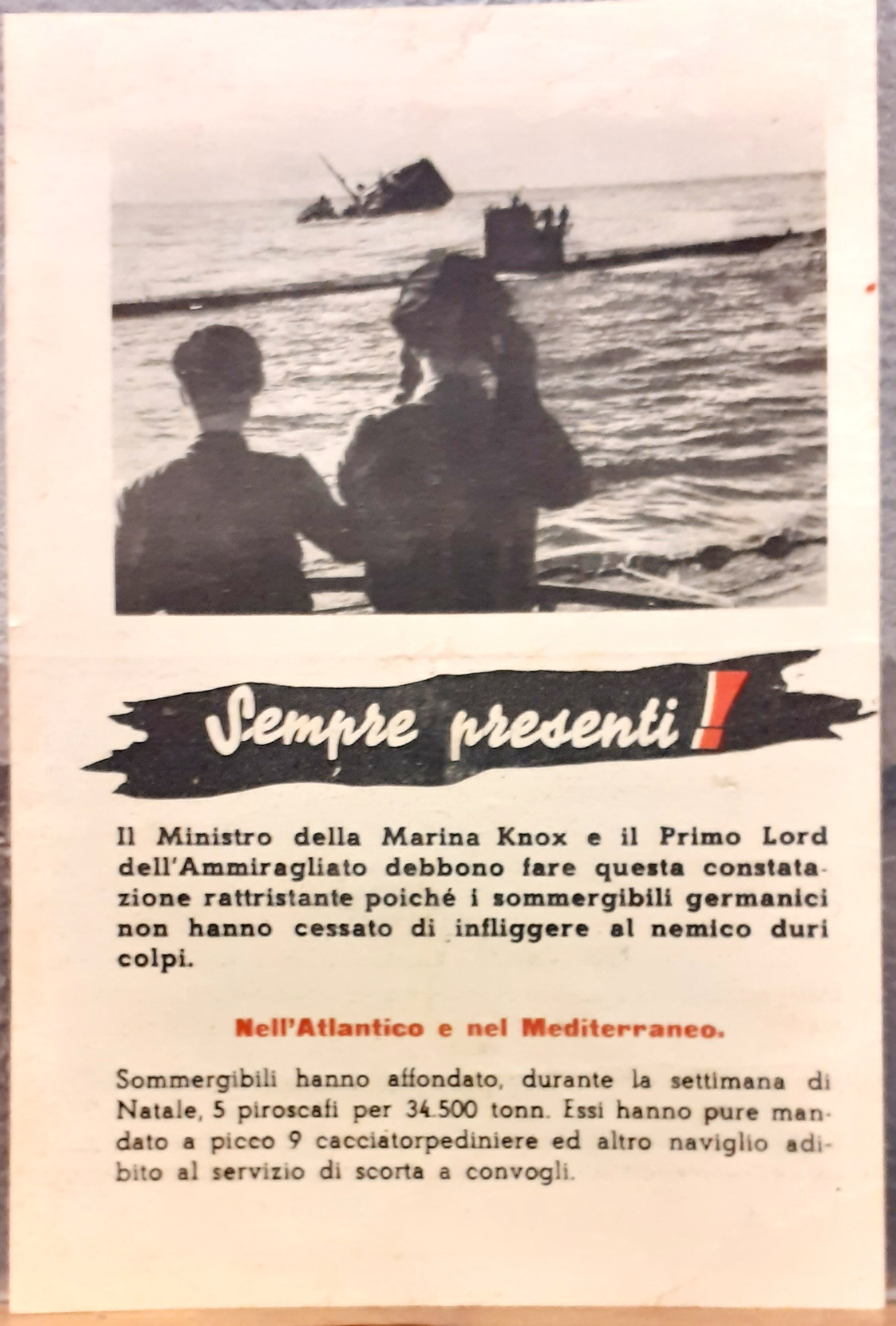 SEMPRE PRESENTI !.