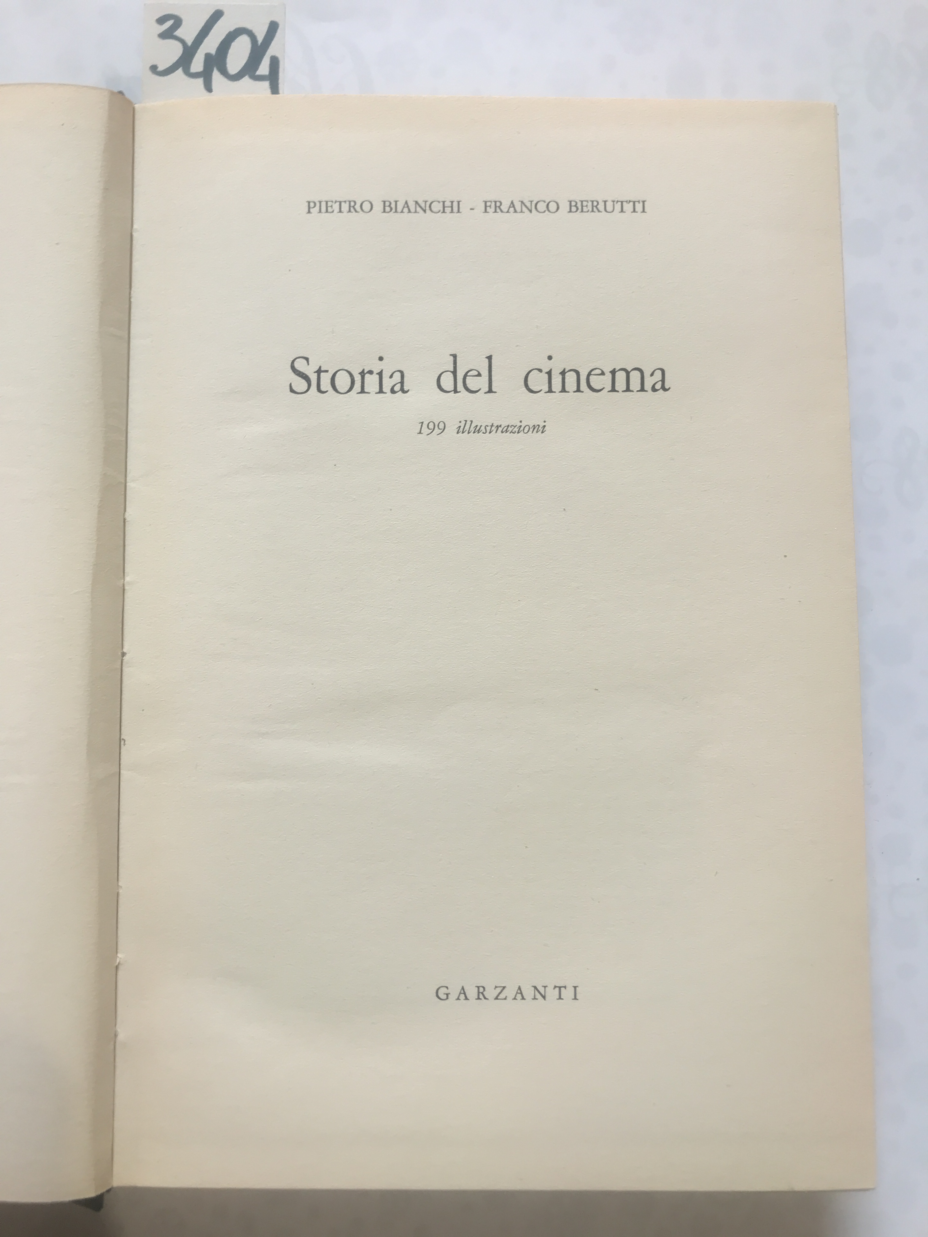 STORIA DEL CINEMA.