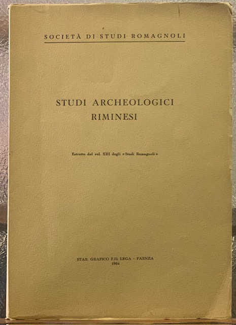 STUDI ARCHEOLOGICI RIMINESI.