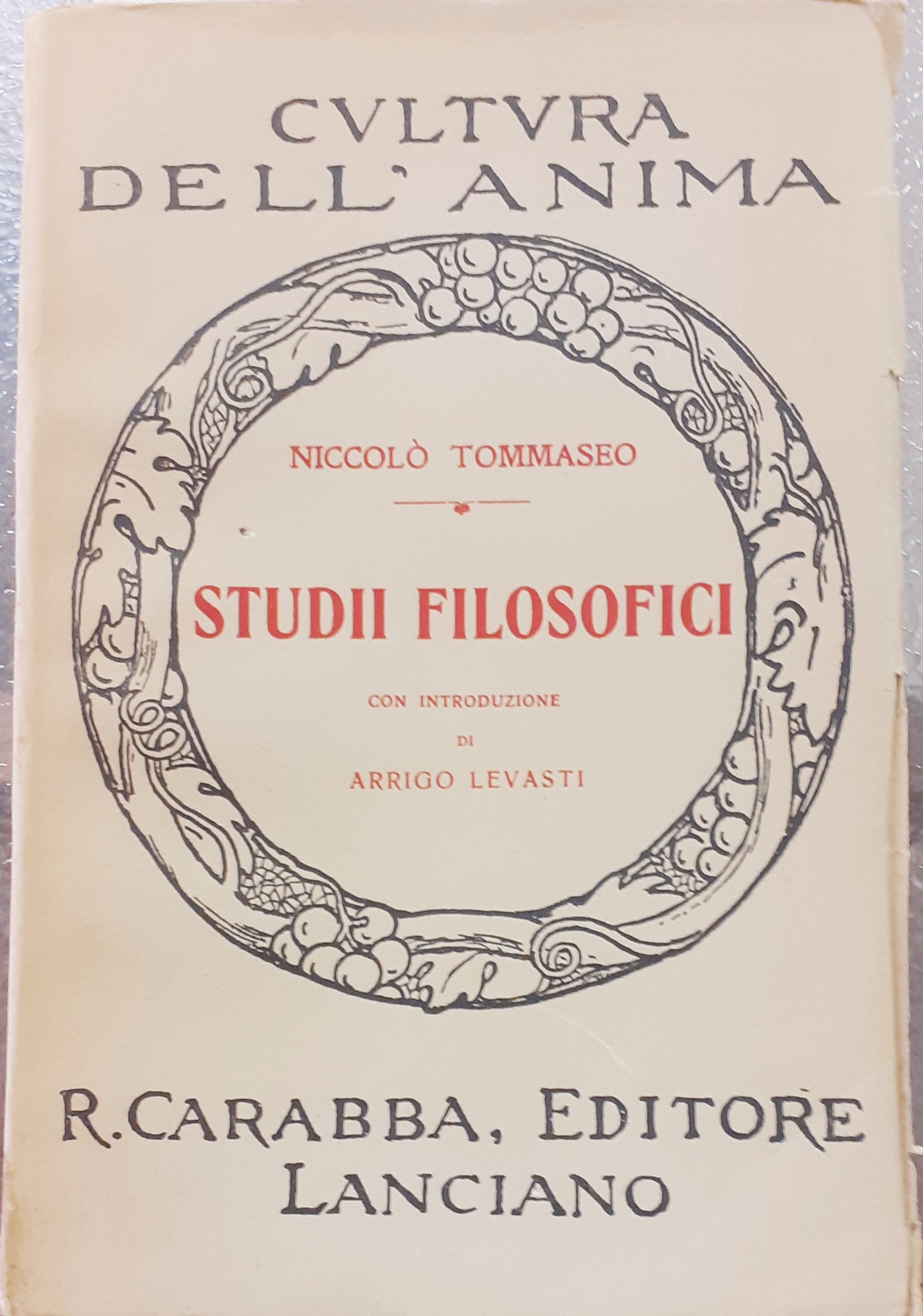 STUDII FILOSOFICI. Con Introduzione di ARRIGO LEVASTI.,